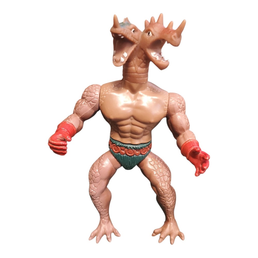 Vintage 1982 Remco Warrior Beasts Two Headed Dragon Man Action Figure MOTU Style